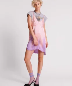 Mini Dresses|ONE TEASPOON Acid Candy Dip Dye Mini Slip Dress