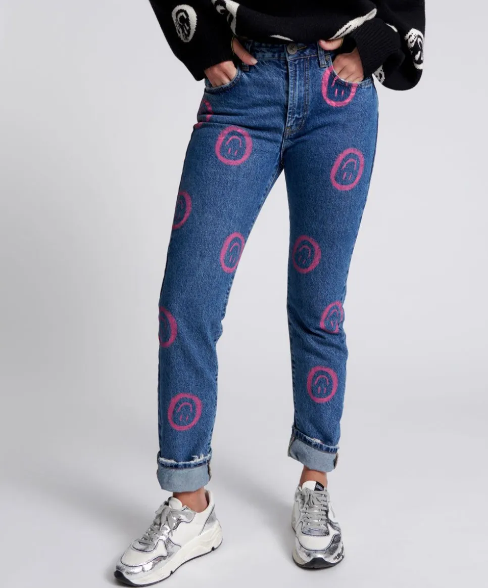 Denim Jeans|ONE TEASPOON All Smiles High Waist Awesome Baggies Denim Jeans