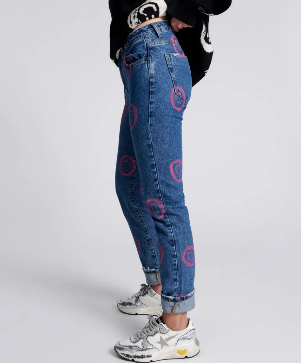 Denim Jeans|ONE TEASPOON All Smiles High Waist Awesome Baggies Denim Jeans
