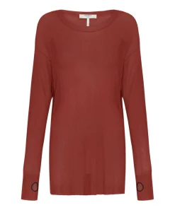 Tops|ONE TEASPOON Amity Sheer Rib Knit Top