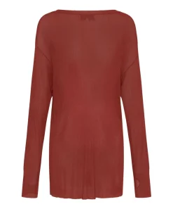 Tops|ONE TEASPOON Amity Sheer Rib Knit Top