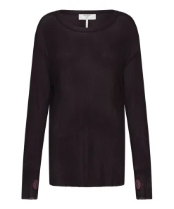 Tops|ONE TEASPOON Amity Sheer Rib Knit Top