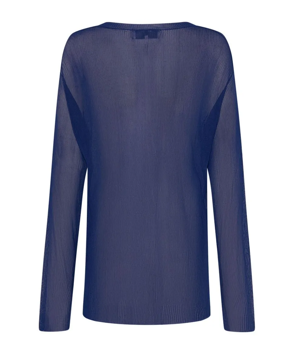 Knitwear|ONE TEASPOON Amity Sheer Rib Longsleeve Sweater