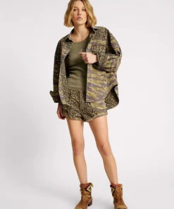 Shirts|ONE TEASPOON Animal Camo Daria Shacket