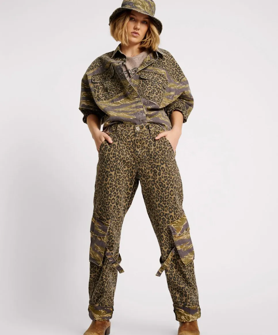 Denim Jeans|ONE TEASPOON Animal Camo Luna Utility Pants