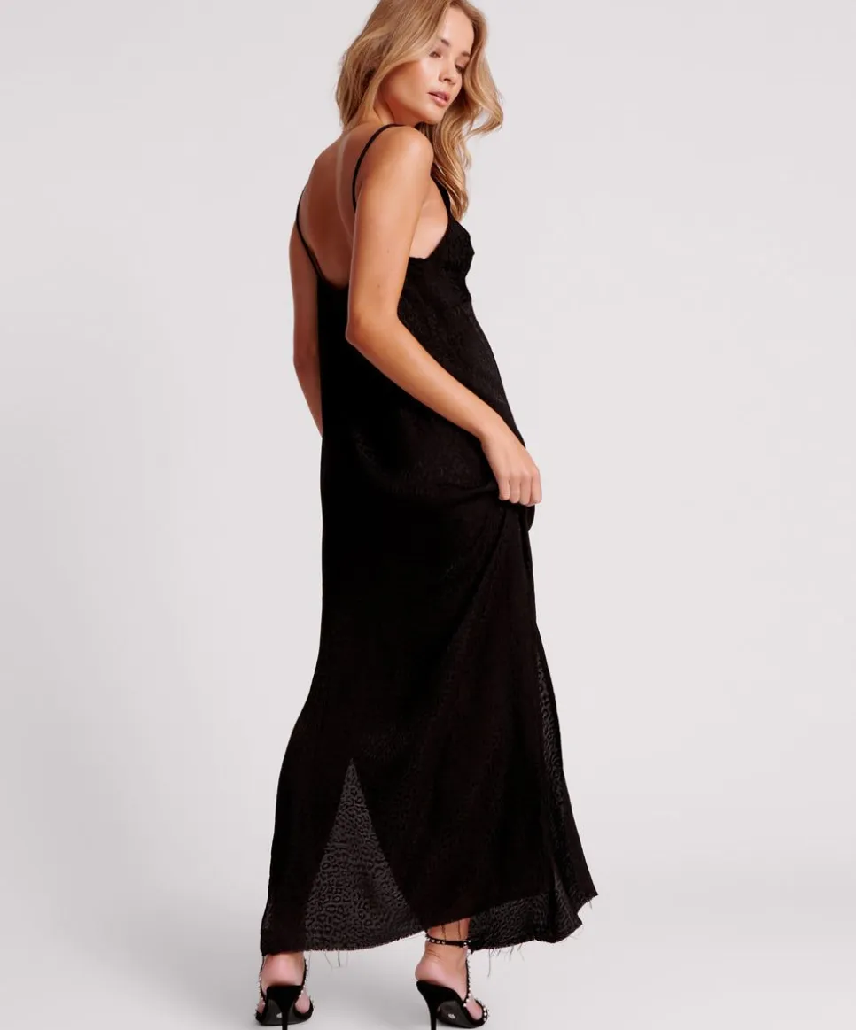 Midi & Maxi Dresses|ONE TEASPOON Animal Jaquard Maxi Slip Dress