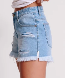 Denim Shorts|ONE TEASPOON Arctic Blue Bonitas High Waist Denim Shorts