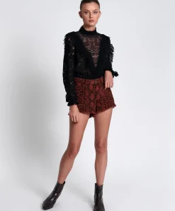 Shirts|ONE TEASPOON Awakened Embroidered Longsleeve Top