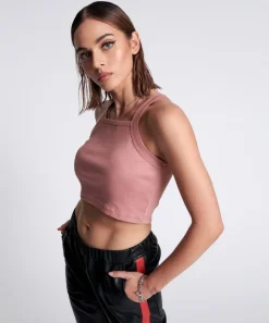 Tees & Tanks|ONE TEASPOON Bamboo Logo Rally Tank