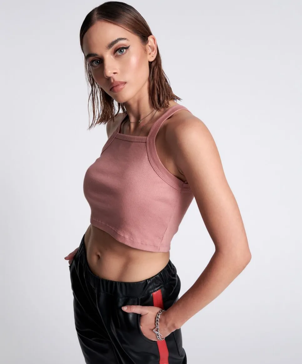 Tees & Tanks|ONE TEASPOON Bamboo Logo Rally Tank