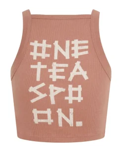 Tees & Tanks|ONE TEASPOON Bamboo Logo Rally Tank