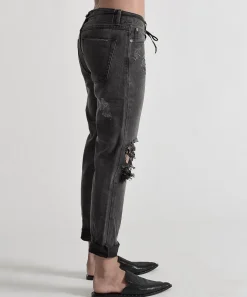 Denim Jeans|ONE TEASPOON Basalt Black Awesome Baggies