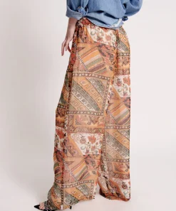 Bottoms|ONE TEASPOON Bazaar Paisley Palazzo Pants