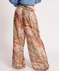 Bottoms|ONE TEASPOON Bazaar Paisley Palazzo Pants