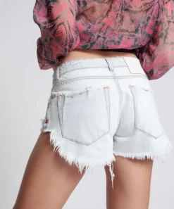 Denim Shorts|ONE TEASPOON Bel Air Blue Bonita Low Waist Denim Shorts