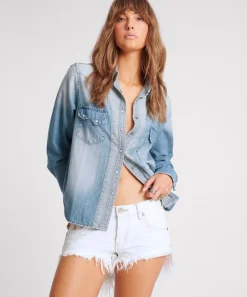 Denim Shorts|ONE TEASPOON Bel Air Blue Bonitas Low Waist Denim Shorts