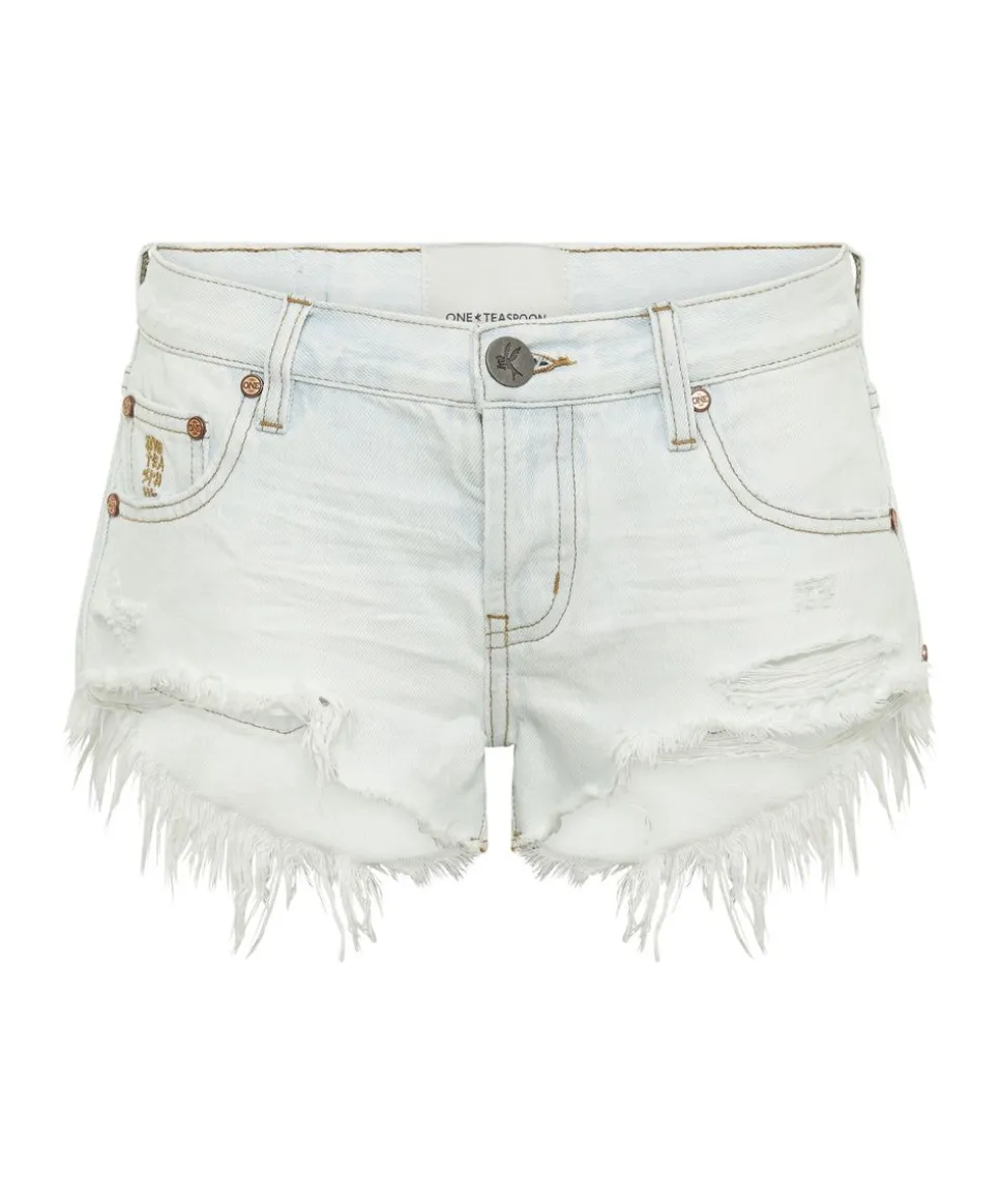 Denim Shorts|ONE TEASPOON Bel Air Blue Bonitas Low Waist Denim Shorts