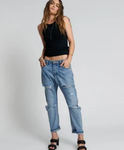 Denim Jeans|ONE TEASPOON Berlin Blue Messed Up Saints Boyfriend Pants
