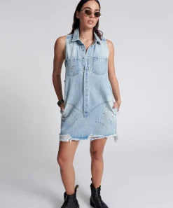 Midi & Maxi Dresses|ONE TEASPOON Best Blue Artiste Braxton Dress