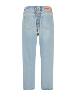 Denim Jeans|ONE TEASPOON Best Blue Laced Bandits Relaxed Jeans