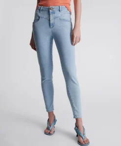 Denim Jeans|ONE TEASPOON Best Blue Preachers High Waist Skinny Jeans