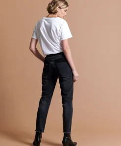 Denim Jeans|ONE TEASPOON Black Anchor Awesome Baggies Straight Leg Jeans