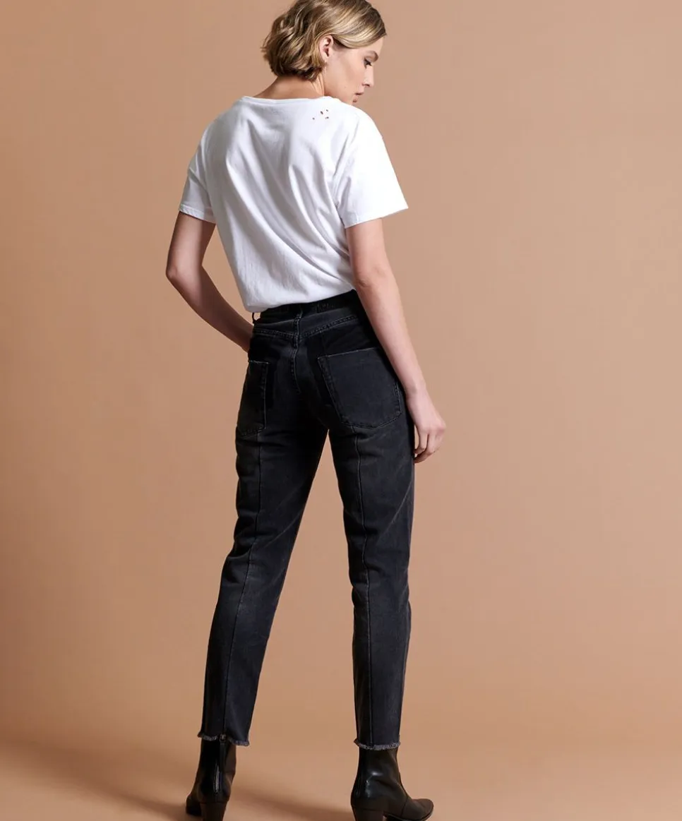 Denim Jeans|ONE TEASPOON Black Anchor Awesome Baggies Straight Leg Jeans
