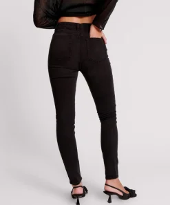 Denim Jeans|ONE TEASPOON Black Freebirds Ii High Waist Stretch Skinny Jeans