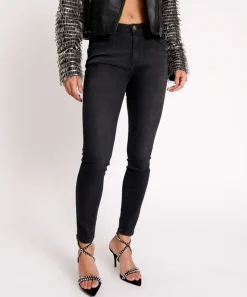 Denim Jeans|ONE TEASPOON Black Ink Freebirds Ii High Waist Fitted Jeans