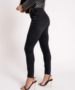 Denim Jeans|ONE TEASPOON Black Ink Freebirds Ii Low Waist Fitted Jeans