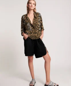 Bottoms|ONE TEASPOON Black La Ruby Shorts