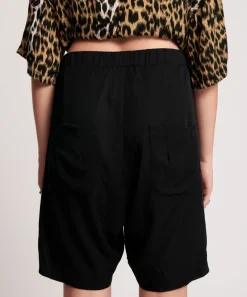 Bottoms|ONE TEASPOON Black La Ruby Shorts