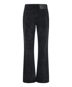 Denim Jeans|ONE TEASPOON Black Lace Charlie Slim High Waist Bootcut Jeans
