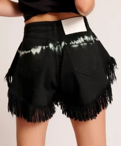 Denim Shorts|ONE TEASPOON Black Magic Scout High Waist Flippy Denim Shorts