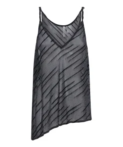 Tops|ONE TEASPOON Black Mesh Studio Twisted Tank