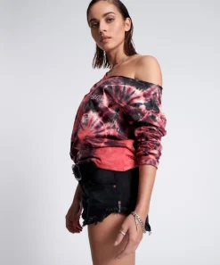 Denim Shorts|ONE TEASPOON Black Oak Dukes Low Waist Mini Denim Shorts