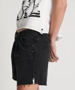 Denim Shorts|ONE TEASPOON Black Oak Super Relaxed Shaker Shorts