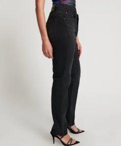 Denim Jeans|ONE TEASPOON Black Oak Truckers Mid Waist Straight Leg Jeans