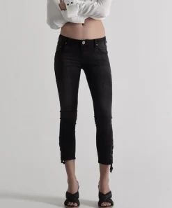 Denim Jeans|ONE TEASPOON Black Paris Tie Side Freebirds Ii