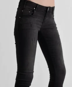 Denim Jeans|ONE TEASPOON Black Paris Tie Side Freebirds Ii