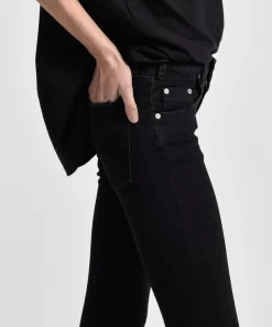 Denim Jeans|ONE TEASPOON Black Punk Freebirds Ii Low Waist Skinny Jeans