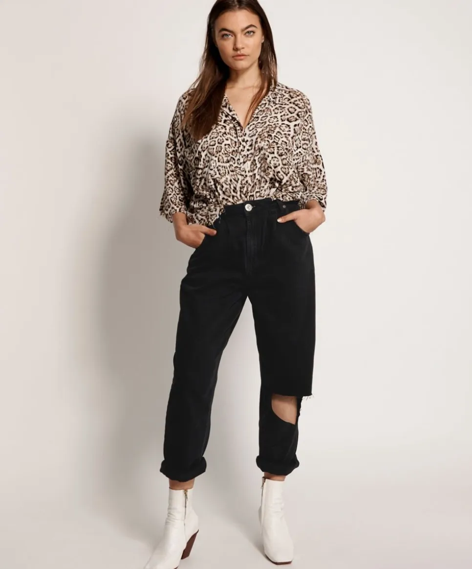 Denim Jeans|ONE TEASPOON Black Smiths High Waist Trouser Jeans