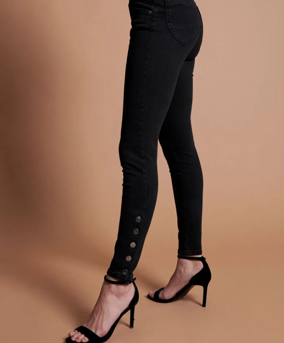 Denim Jeans|ONE TEASPOON Black Swan Preachers High Waist Skinny Jeans