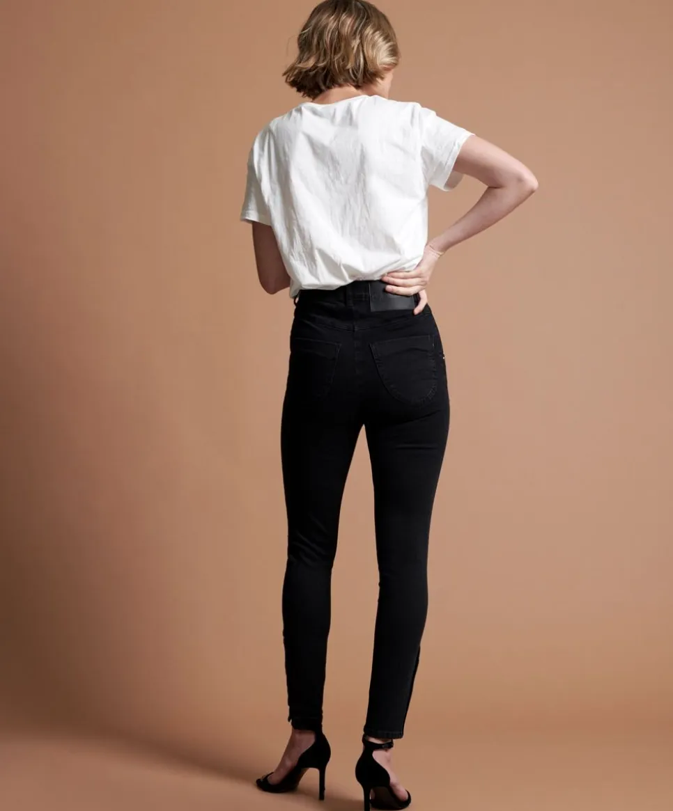 Denim Jeans|ONE TEASPOON Black Swan Preachers High Waist Skinny Jeans