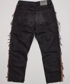 Denim Jeans|ONE TEASPOON Black Van Hooligans Low Waist Relaxed Straight Leg Jeans