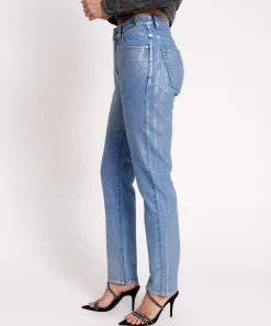 Denim Jeans|ONE TEASPOON Blue Future Awesome Baggies High Waist Straight Leg Jeans