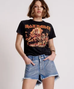 Denim Shorts|ONE TEASPOON Blue Future Bonitas High Waist Denim Shorts