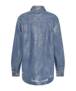 Shirts|ONE TEASPOON Blue Future Everyday Denim Shirt