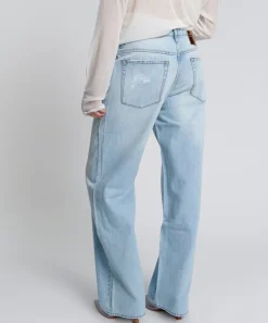 Denim Jeans|ONE TEASPOON Blue Latte Lowrider Wide Leg Jeans