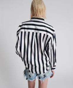 Denim Shorts|ONE TEASPOON Blue Lightning Le Wolves Mid Length Denim Shorts